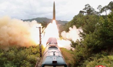 North Korea fires railway-borne missile