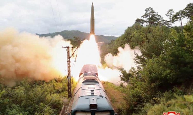 North Korea fires railway-borne missile