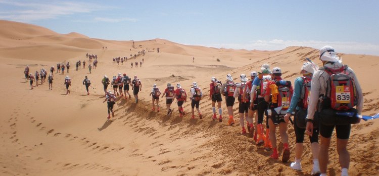 "Marathon of the Sands" sets off in Moroccan desert