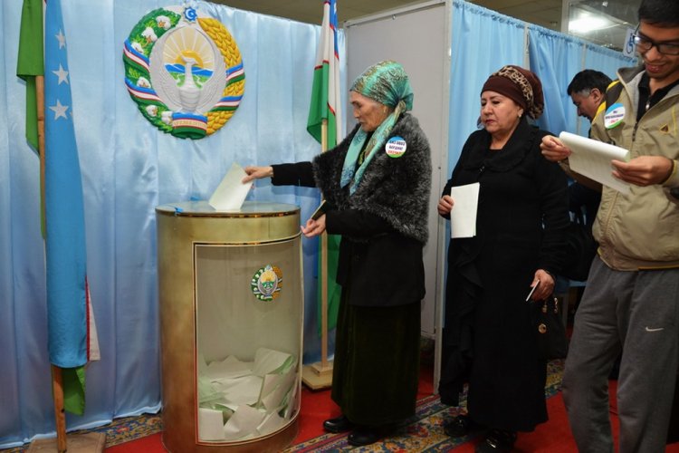 Voting underway in Uzbekistan's presidential election