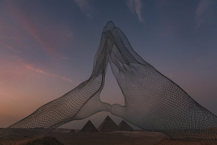 Egypt launches first international art exhibition at Giza Pyramids