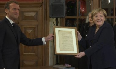'France loves you': Macron bids farewell to Merkel