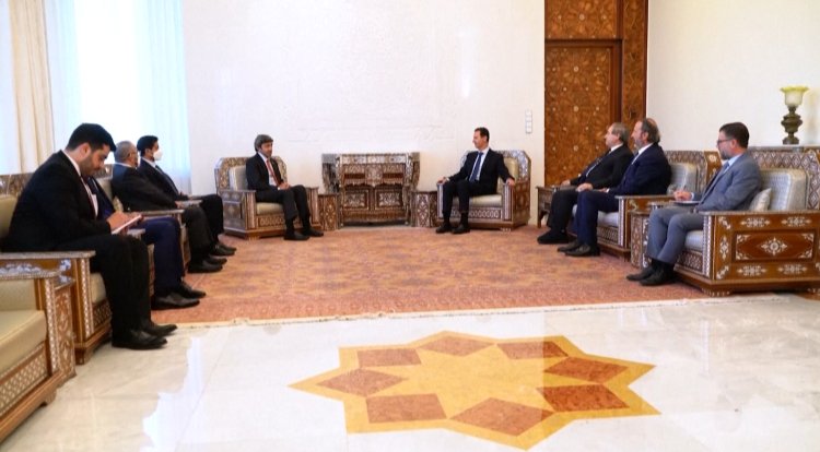 1st Syria visit in over decade: UAE FM meets President Assad in Damascus