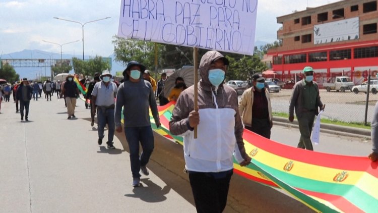 Fifth day of indefinite strike against the government in Bolivia