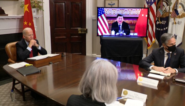 Biden urges 'guardrails' against conflict in virtual Xi summit