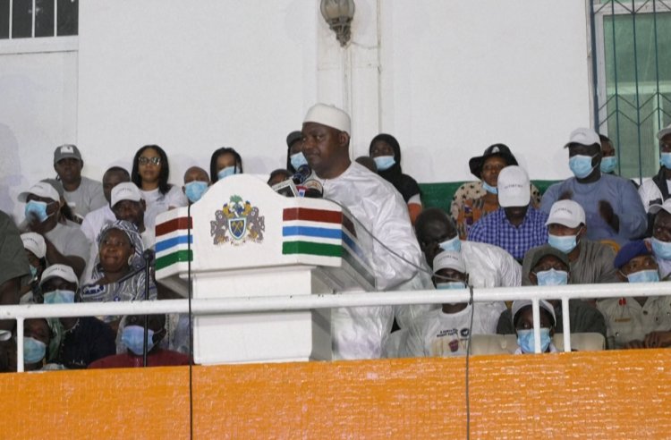 President Barrow wins second term in Gambia election