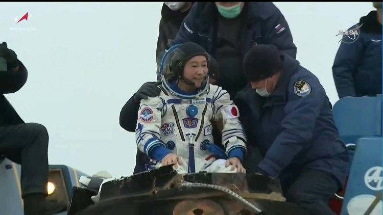 Japanese space tourists return to Earth after 12 days on ISS