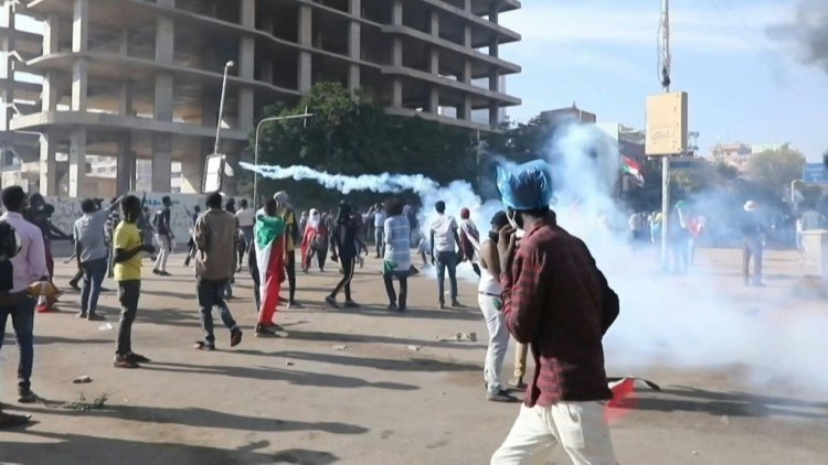 Sudan police fire tear gas at anniversary rally, several wounded