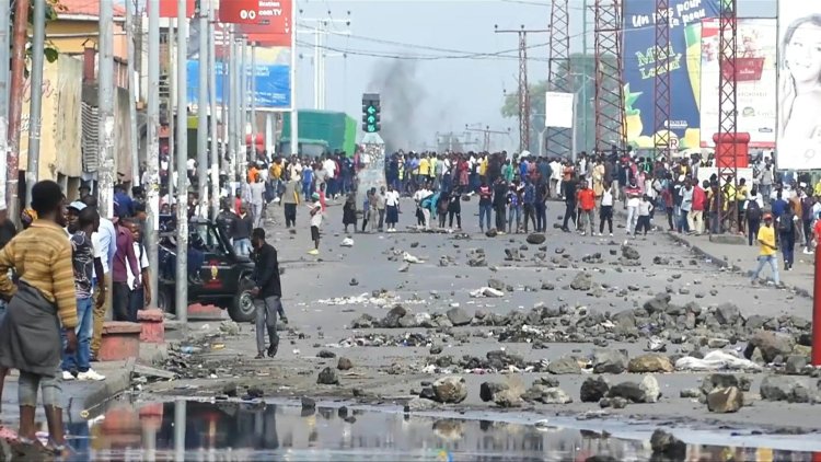 DR Congo policeman dies as teargas, bullets fired at protesters
