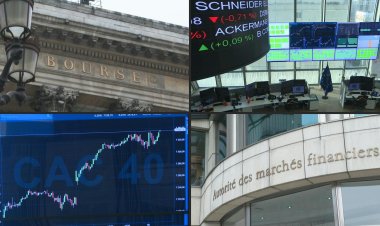 The Paris Bourse is banking on recovery and sets records