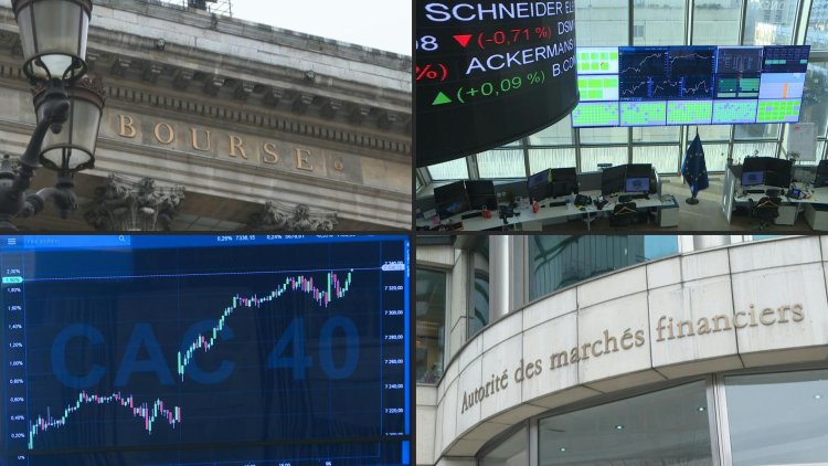 The Paris Bourse is banking on recovery and sets records