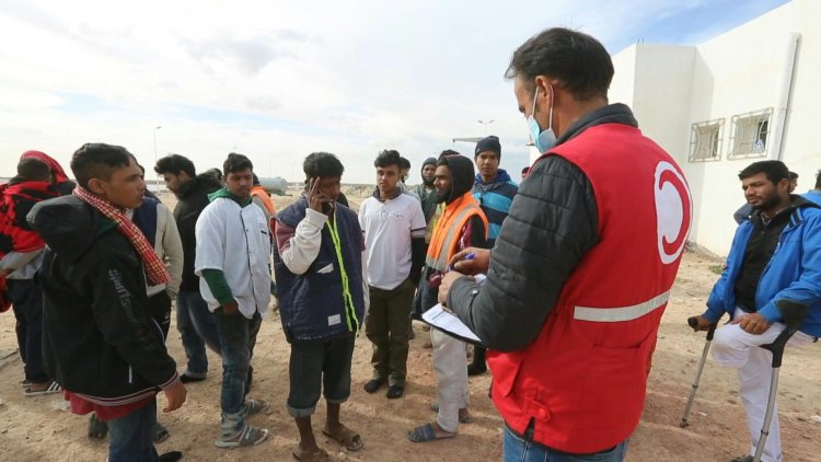 Around 70 migrants seek refuge on Mediterranean oil rig