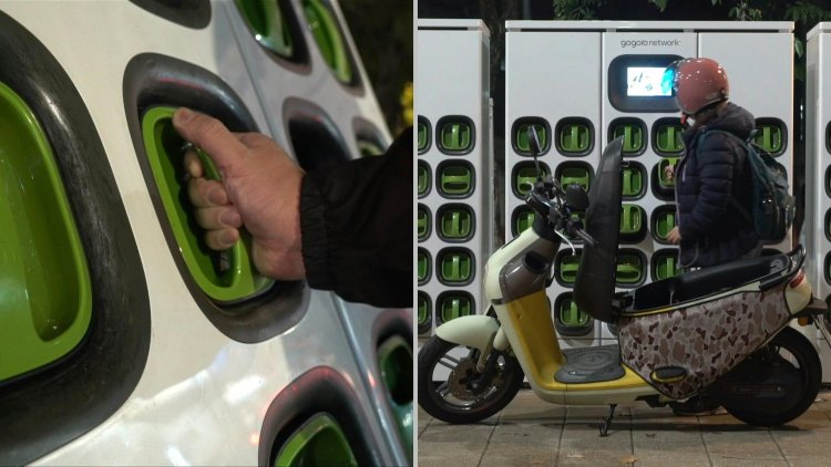 'Game changer' e-moped batteries spread from Taiwan across Asia