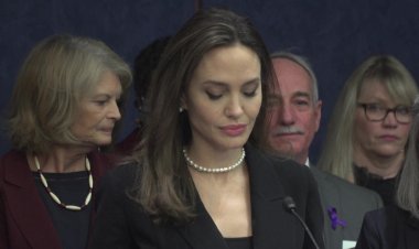 Angelina Jolie visits US Capitol to renew push for domestic violence law