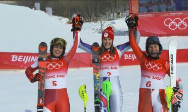 Vlhova wins Olympic slalom gold after Shiffrin misfires again