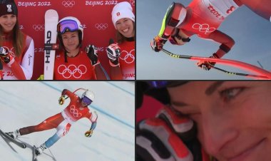 Swiss Gut-Behrami wins women's Olympic super-G
