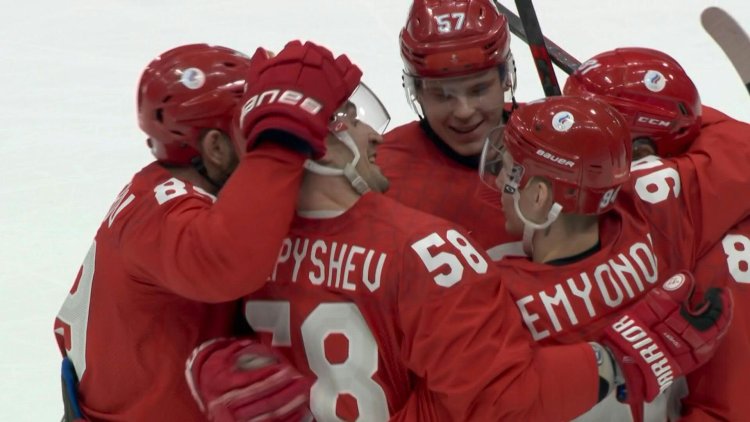'Rusty' Russians begin defence of Olympic hockey crown with shaky win