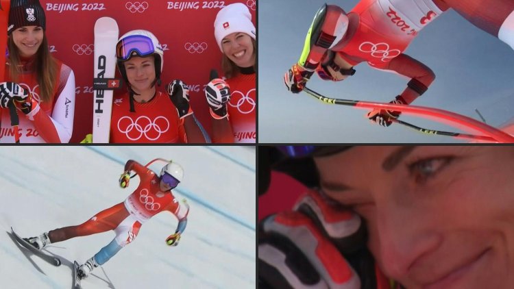 Swiss Gut-Behrami wins women's Olympic super-G