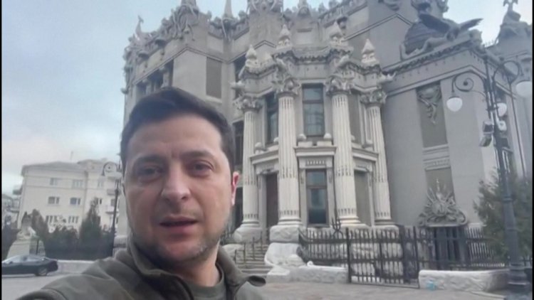 Zelensky Dismisses Rumours Of Fleeing Kyiv