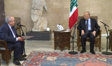 Lebanon President meets with Algerian Foreign Minister