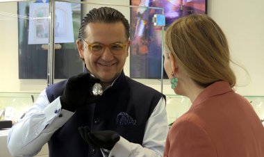 Giant white diamond 'The Rock' makes debut in Dubai