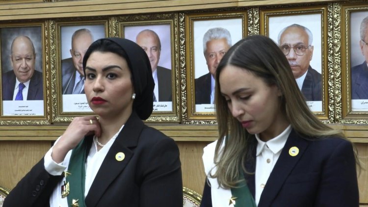 Woman sits on key court in Egypt first