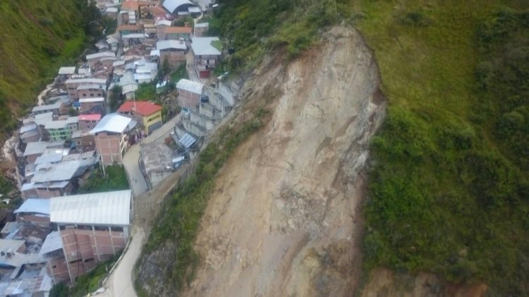 Landslide in Peruvian Andes buries dozens of homes