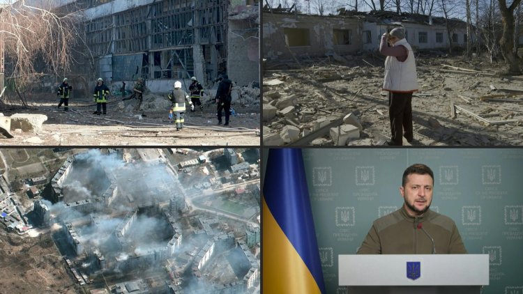'Powerful bombs' rock Ukraine's besieged Mariupol amid new rescue bid