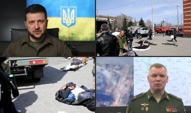 Fifty-two dead in station bombing as civilians flee eastern Ukraine