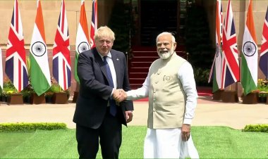 UK PM arrives in India for hard sell on anti-Russia action