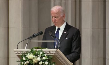 Biden lauds Madeleine Albright at dignitary-packed funeral
