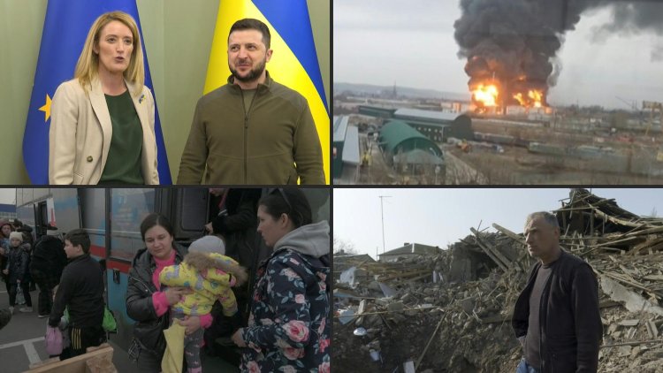 Kyiv silent on airstrike in Russia, 3,000 flee Mariupol