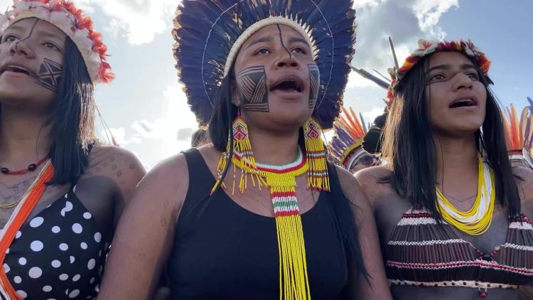 Brazil: Hundreds of Indigenous people protest to demand land rights