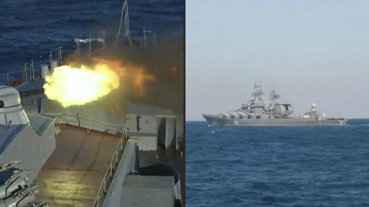 Russian flagship sinks after Kyiv claims missile hit