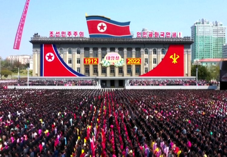 North Korea celebrates founding leader's birthday