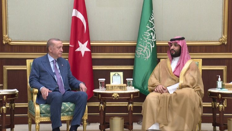 Turkish president meets Saudi leaders