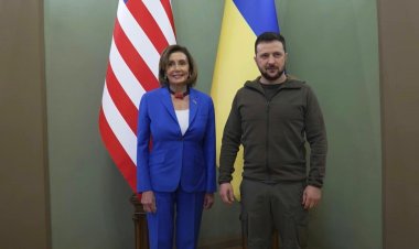 Pelosi backs Zelensky in 'fight for freedom' on Kyiv visit