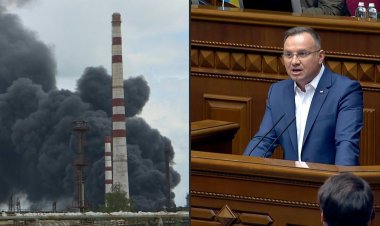 Polish leader lends support in Ukraine as Zelensky looks to Davos