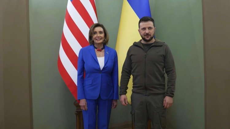 Pelosi backs Zelensky in 'fight for freedom' on Kyiv visit