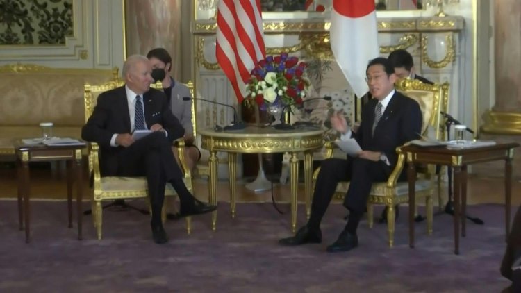 Biden reinforces Japan ties, unveils Asia trade initiative