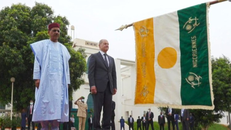Niger hails military ties with Germany on Scholz visit