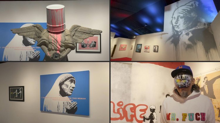 Chile, the first stop in Latin America for the exhibition of the enigmatic Banksy