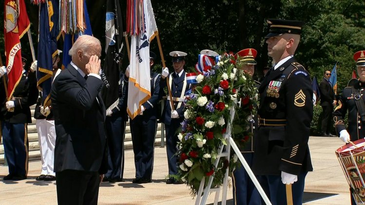 Biden honours fallen service members on Memorial Day