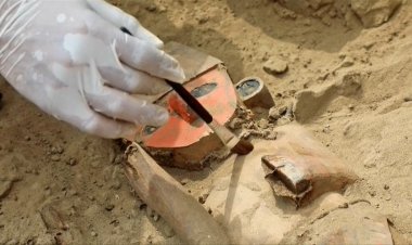 Sculpture found in pre-Hispanic citadel of Chan Chan in Peru