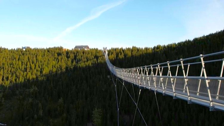 World's longest suspension footbridge