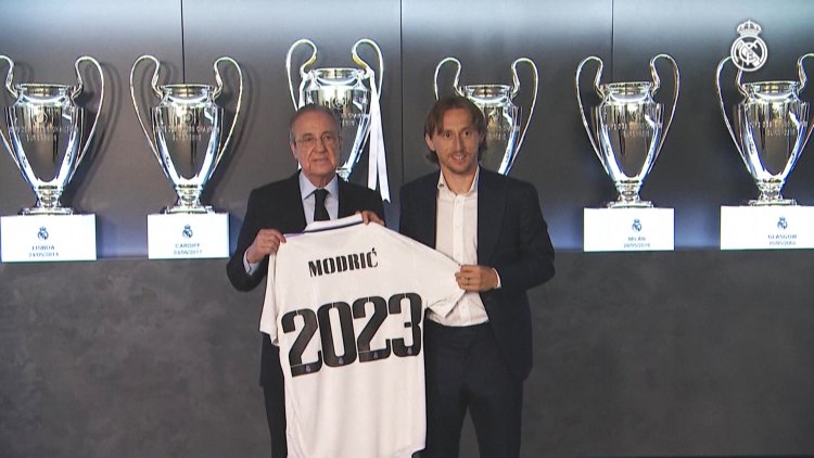 Modric extends Real Madrid contract for another season