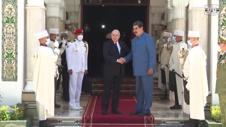 Venezuela's Maduro visits Algeria