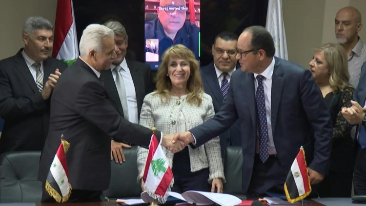 Lebanon signs gas deal with Egypt, Syria to boost grid