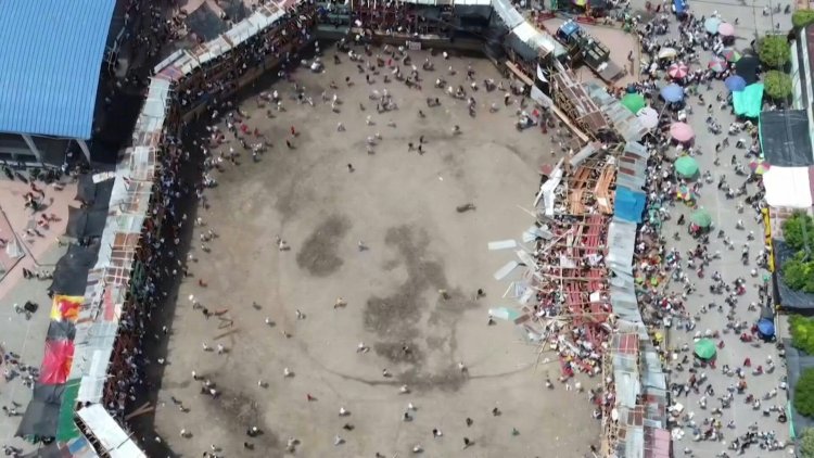 Four dead, dozens hurt as stands collapse in Colombia bullring