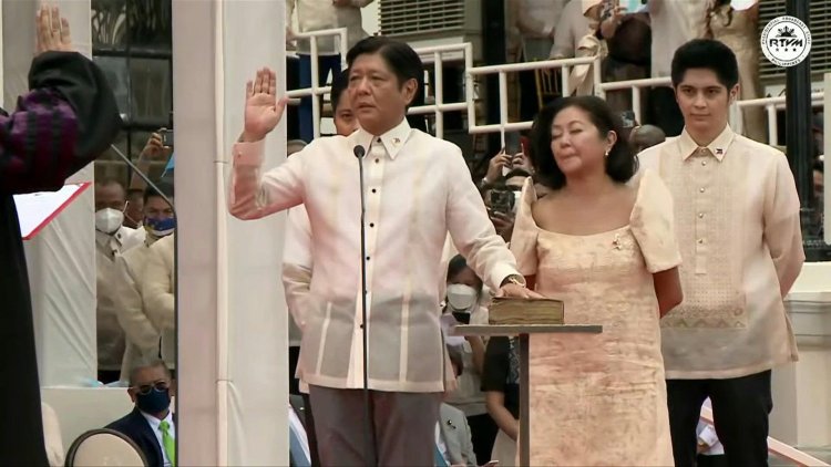 Marcos Jr sworn in as Philippine president